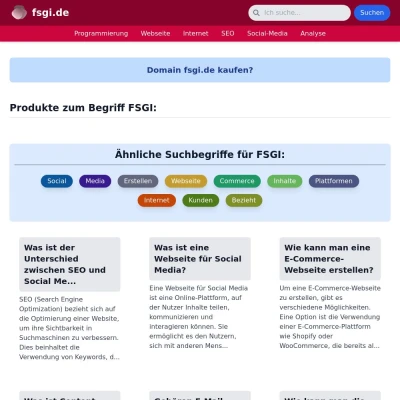 Screenshot fsgi.de