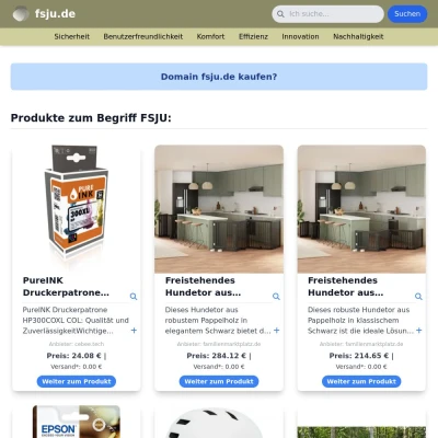 Screenshot fsju.de