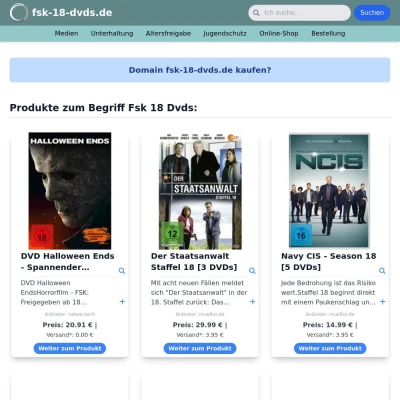 Screenshot fsk-18-dvds.de