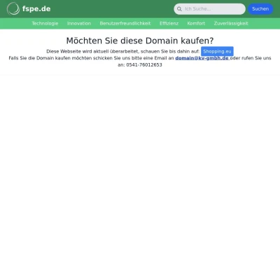 Screenshot fspe.de