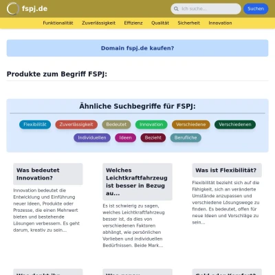 Screenshot fspj.de