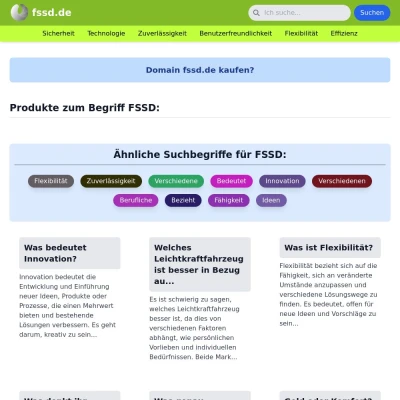 Screenshot fssd.de