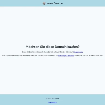 Screenshot fswz.de