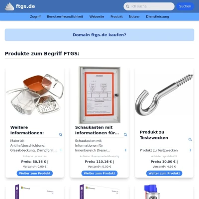 Screenshot ftgs.de