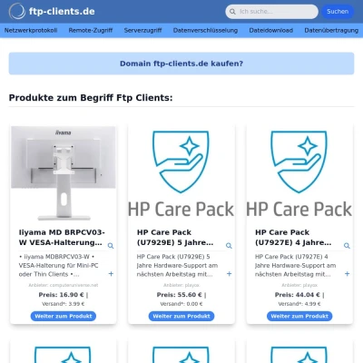 Screenshot ftp-clients.de