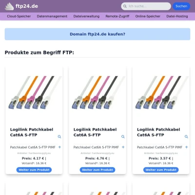 Screenshot ftp24.de