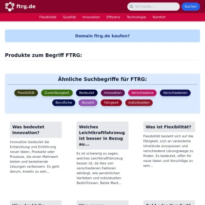 Screenshot ftrg.de