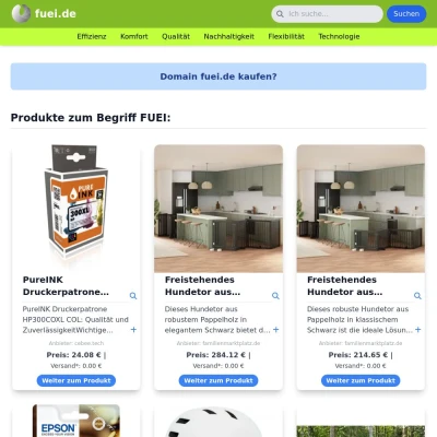 Screenshot fuei.de