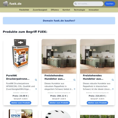 Screenshot fuek.de