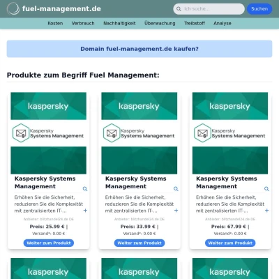 Screenshot fuel-management.de