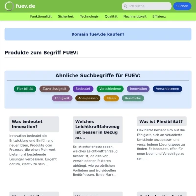 Screenshot fuev.de