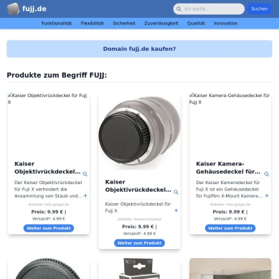 Screenshot fujj.de