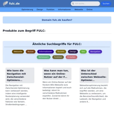 Screenshot fulc.de