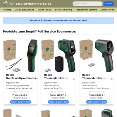 Screenshot full-service-ecommerce.de