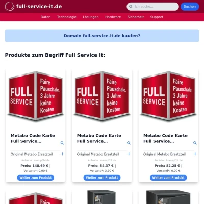 Screenshot full-service-it.de