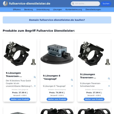 Screenshot fullservice-dienstleister.de