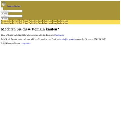 Screenshot funkenschirm.de