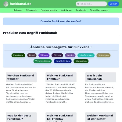 Screenshot funkkanal.de