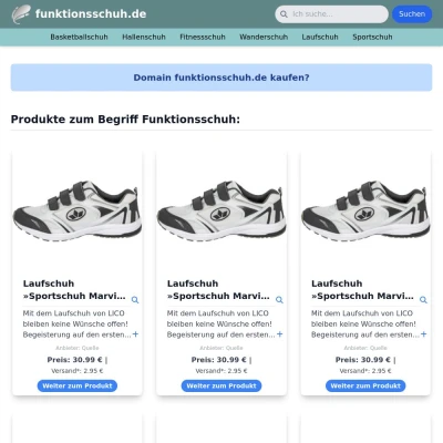 Screenshot funktionsschuh.de