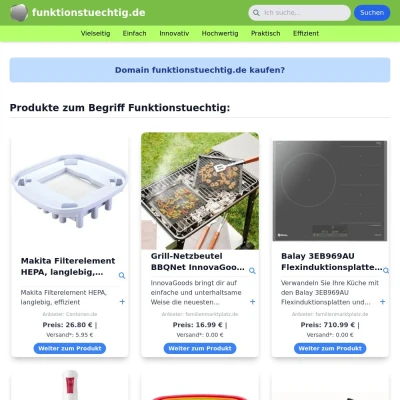 Screenshot funktionstuechtig.de