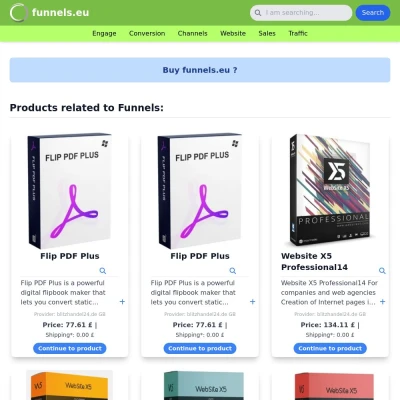 Screenshot funnels.eu
