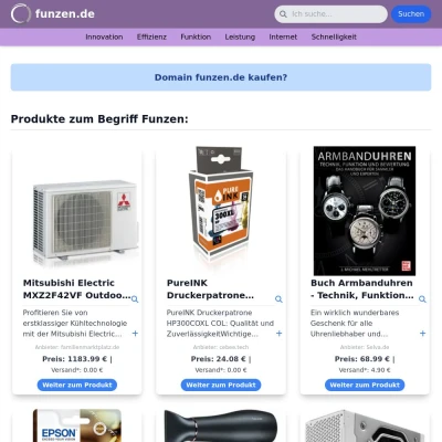Screenshot funzen.de
