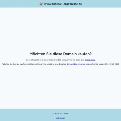 Screenshot fussball-ergebnisse.de