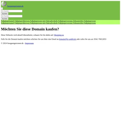 Screenshot fussgaengerzonen.de