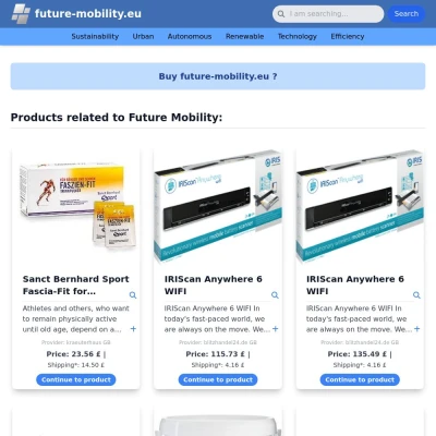 Screenshot future-mobility.eu