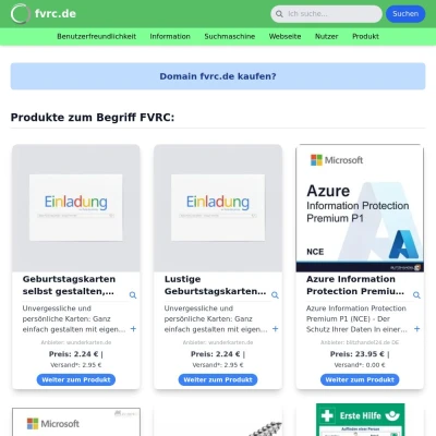 Screenshot fvrc.de