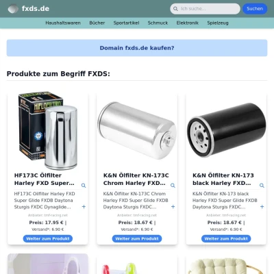Screenshot fxds.de