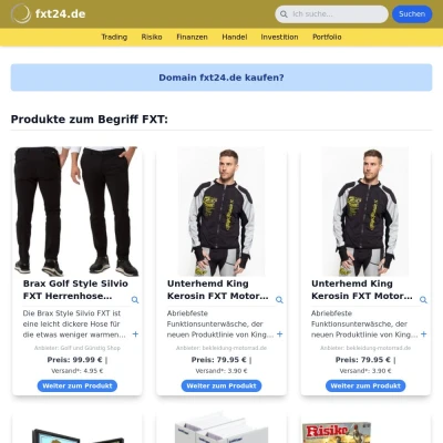Screenshot fxt24.de