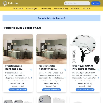 Screenshot fxtx.de