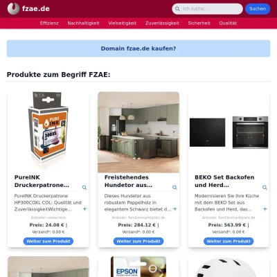 Screenshot fzae.de
