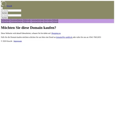 Screenshot fzsa.de