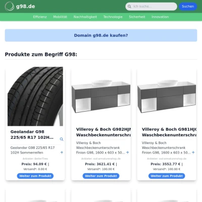 Screenshot g98.de
