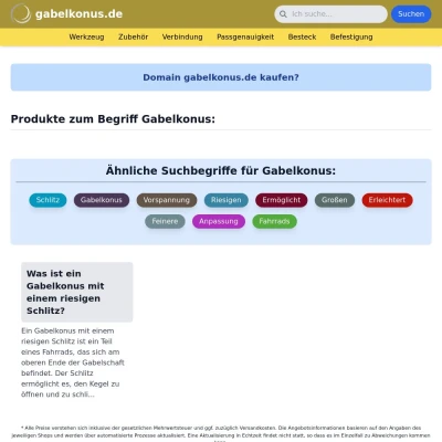 Screenshot gabelkonus.de