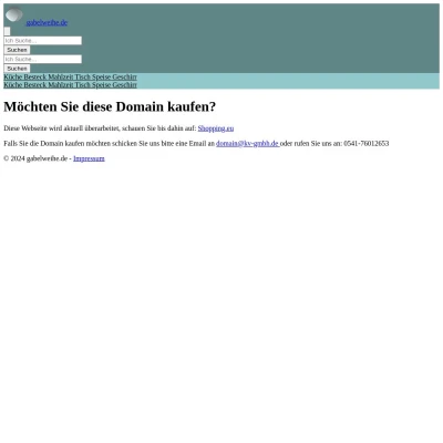 Screenshot gabelweihe.de