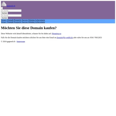 Screenshot gagnard.ch