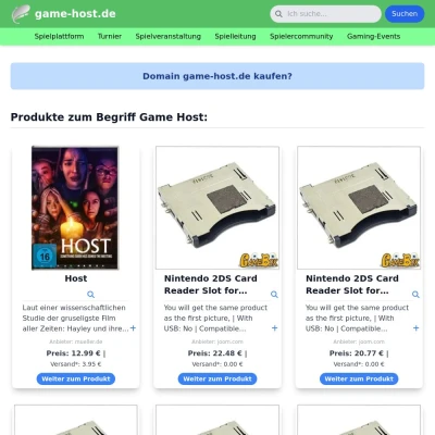 Screenshot game-host.de