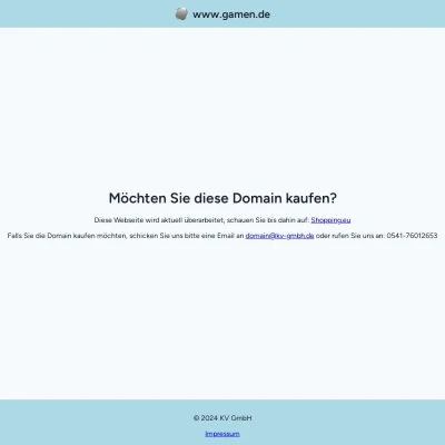 Screenshot gamen.de