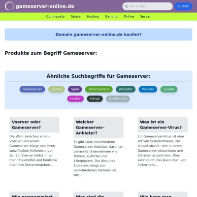 Screenshot gameserver-online.de