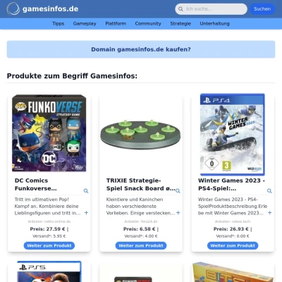 Screenshot gamesinfos.de