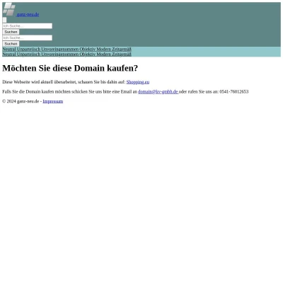 Screenshot ganz-neu.de