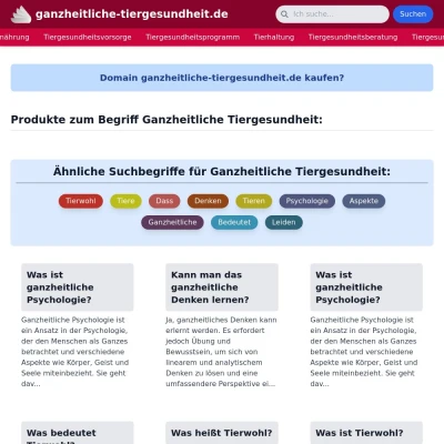 Screenshot ganzheitliche-tiergesundheit.de