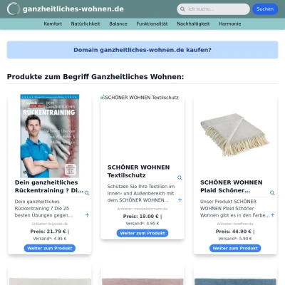 Screenshot ganzheitliches-wohnen.de