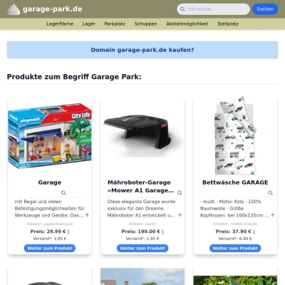 Screenshot garage-park.de
