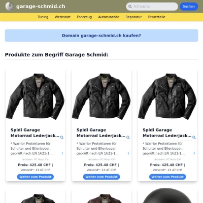 Screenshot garage-schmid.ch