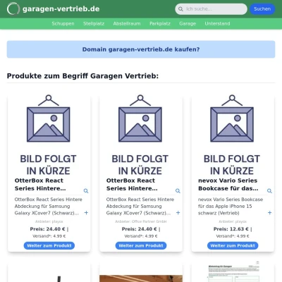 Screenshot garagen-vertrieb.de