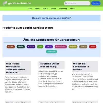 Screenshot gardaseetour.de